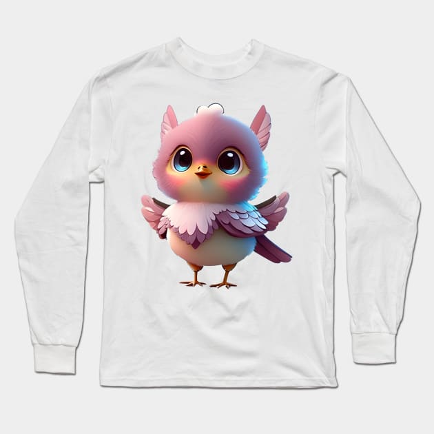 Nice Tits Birdwatching Long Sleeve T-Shirt by TesSsTeRosSsa